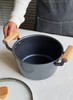 【康巴赫麦饭石色三件套】到手炒锅+煎锅+汤锅，煎炒不粘，不费油，少油烟，锅底螺旋纹设计，快速导热，受热均匀，强效聚温，不挑炉灶 商品缩略图5