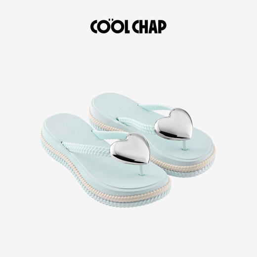 coolchap 爱心浪花系列凉拖 商品图6