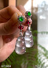 玻璃种富贵豆耳坠  96999【6153404】 商品缩略图0
