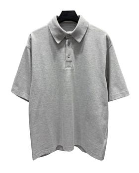 男款over size珠地棉刺绣短袖polo衫hu005