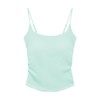 超值两件！可任选【亲肤透气❗夏季穿搭必备】多巴胺清新小吊带背心女带胸垫褶皱外穿内搭修身打底纯欲少女上衣。xb 商品缩略图4