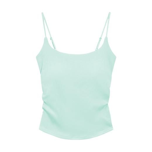 超值两件！可任选【亲肤透气❗夏季穿搭必备】多巴胺清新小吊带背心女带胸垫褶皱外穿内搭修身打底纯欲少女上衣。xb 商品图4