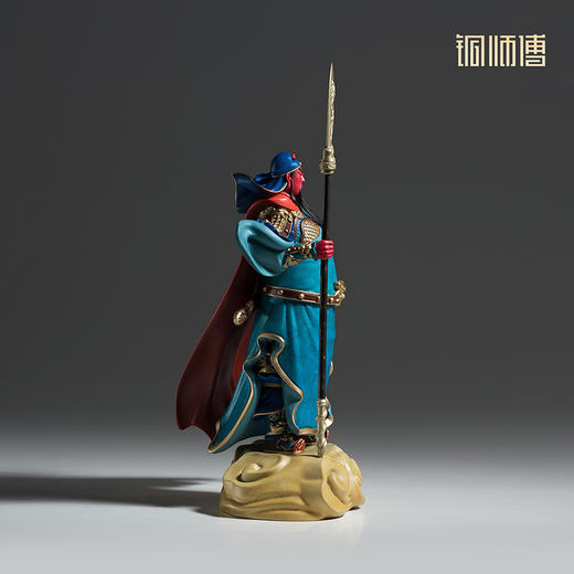 铜师傅《威震山河》办公室关羽关公关二爷铜摆件 武财神工艺品 商品图3