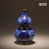 铜师傅《牡丹福禄(景泰蓝)》客厅紫铜葫芦摆件 家居装饰工艺礼品 商品缩略图3