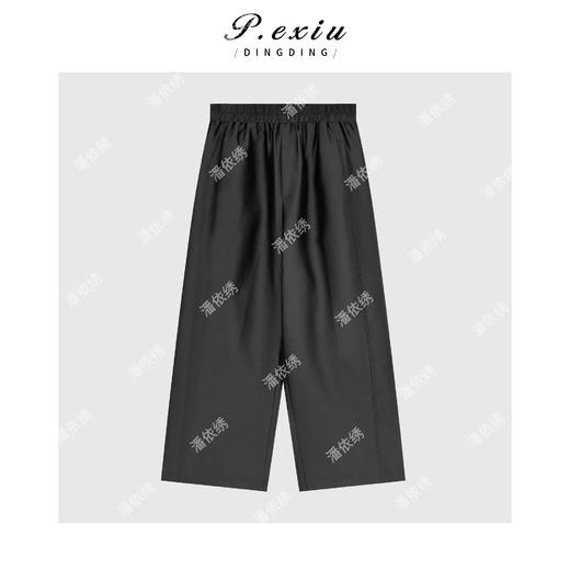 PanYiXiu/潘依绣极简风气质光泽感国风盘扣宽松无袖马甲休闲裤套装 M9281 商品图2