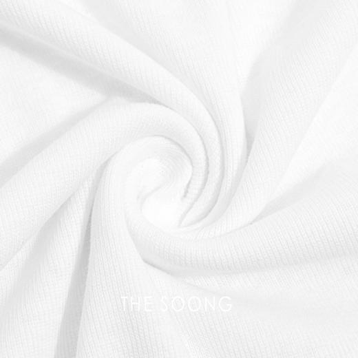 THESOONG|"双色基础款"100%纯棉亲肤显瘦百搭圆领打底上衣8592 商品图3