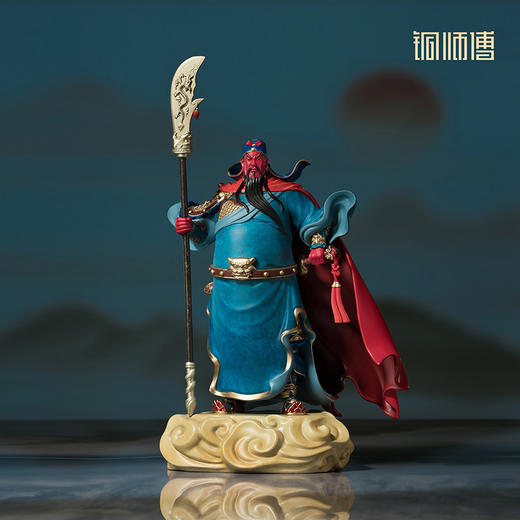 铜师傅《威震山河》办公室关羽关公关二爷铜摆件 武财神工艺品 商品图0