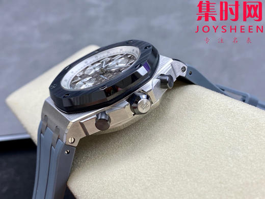 LS爱彼皇家橡树离岸型26470计时系列"大象灰" 全新升级版 陶瓷圈口 男士腕表 商品图5