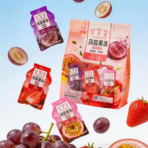 五合顽皮兔480g综合口味蒟蒻 商品图2
