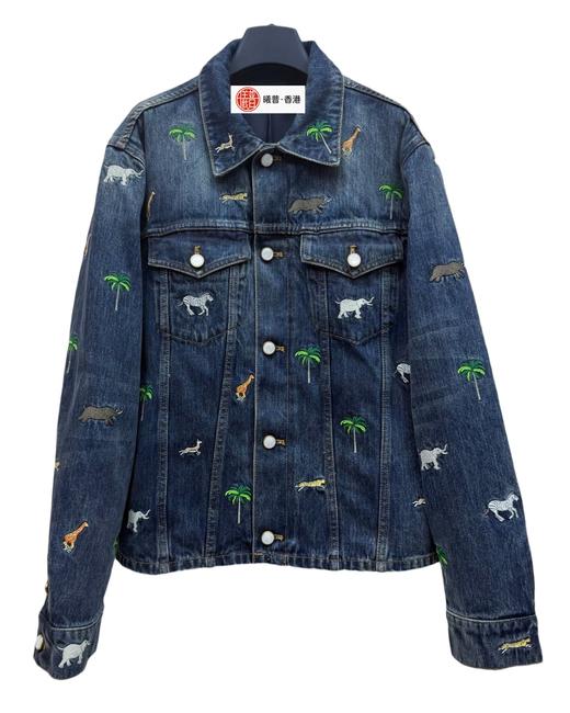 男款刺绣牛仔外套la 商品图0