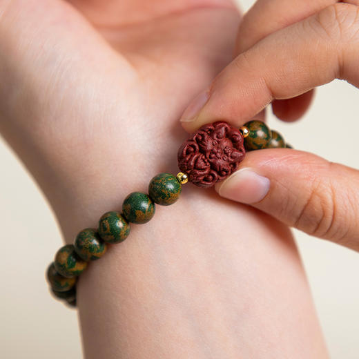 热卖！艾香舒络 合香珠手串！宫造 金缕含翠合香珠手串 “”随身艾灸师” 春夏适宜 商品图6