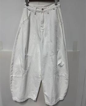 PNC宽松设计弯刀牛仔裤60107 夏季 068861800813