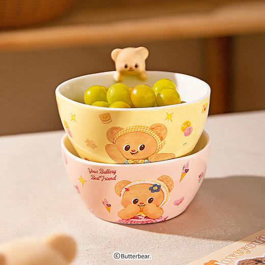 摩登主妇&黄油小熊 酸奶碗家用2026新款餐具甜品水果碗沙拉碗 商品图1