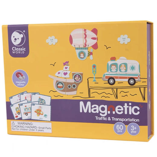 可来赛 20026交通磁力贴盒 商品图0