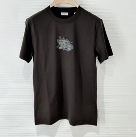 男款logo印花短袖T恤zo007