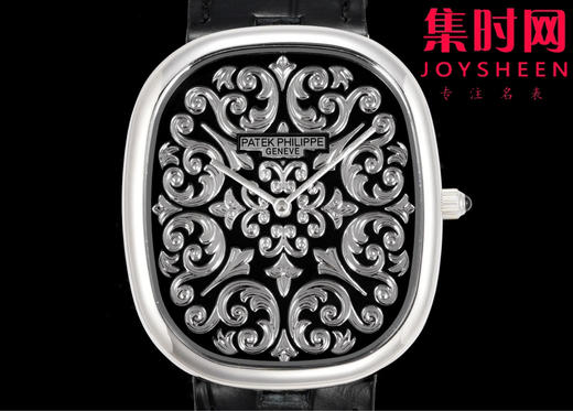 新品OMF百达翡丽 PP Golden Ellipse珍稀工艺系列5738/51G-001 雕花男士腕表 商品图1