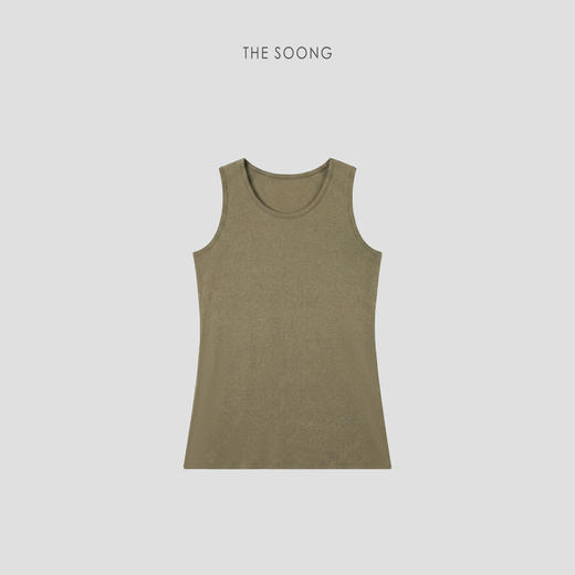 THESOONG|"双色基础款"100%纯棉亲肤显瘦百搭圆领打底上衣8592 商品图1