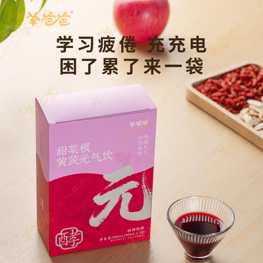 新品【甜菜根黄芪元气饮】考试季|开袋即饮  能量满格  蓄力冲刺 商品图5