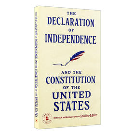独立宣言与美国宪法 英文原版书籍 The Declaration of Independence 美国历史英文版 进口书