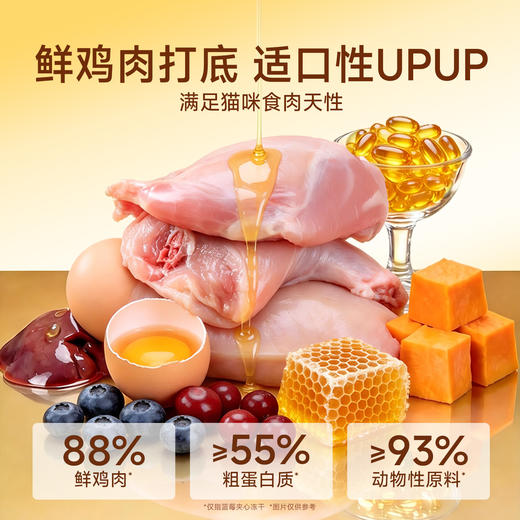 新品【夹心冻干】4种口味 鲜香酥脆 鲜鸡肉打底满足猫咪食肉天性 -35°C极速锁鲜锁住营养与风味 智利进口鱼油助力毛发蓬蓬 商品图1