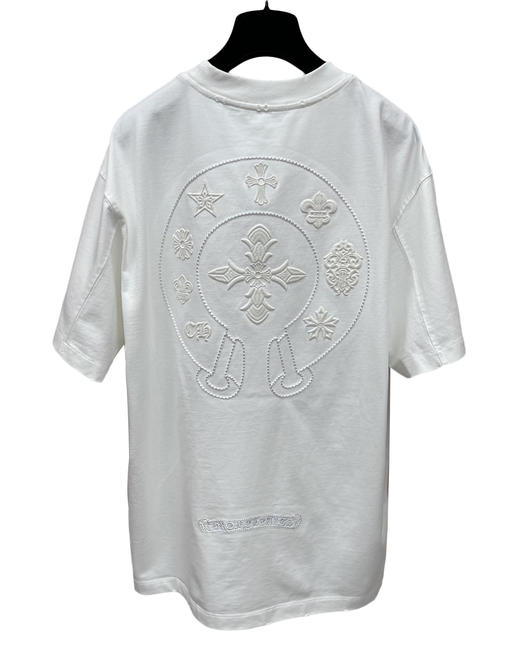 中性款破损立体刺绣短袖T恤ba009 商品图1