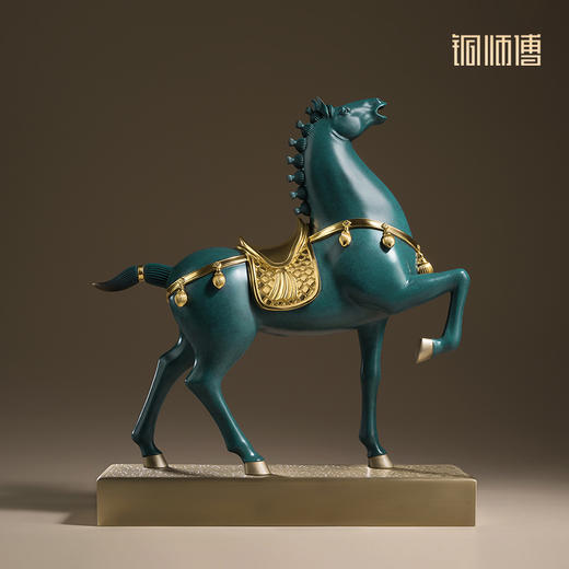 铜师傅《马到成功》客厅桌面铜马摆件 家居工艺品 送领导开业礼物 商品图3