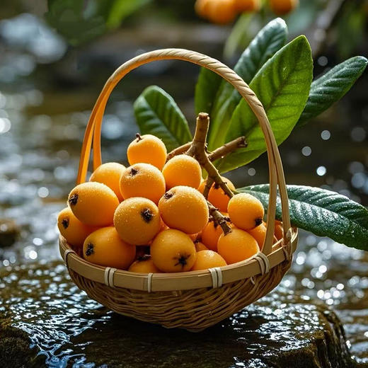 【主持人严选•大五星枇杷】春日小甜心 个大肉厚 爆汁香甜 滋润去燥 老人小孩都爱吃 新鲜采摘 树上熟 现摘现发 商品图0