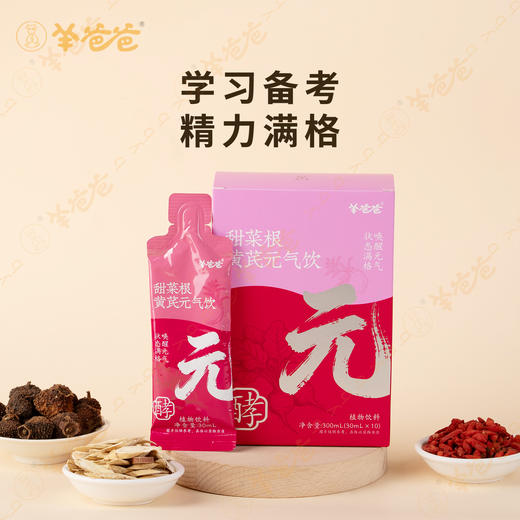 新品【甜菜根黄芪元气饮】考试季|开袋即饮  能量满格  蓄力冲刺 商品图2