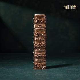 铜师傅《五神盘金阙》中式创意铜摆件 客厅装饰艺术品