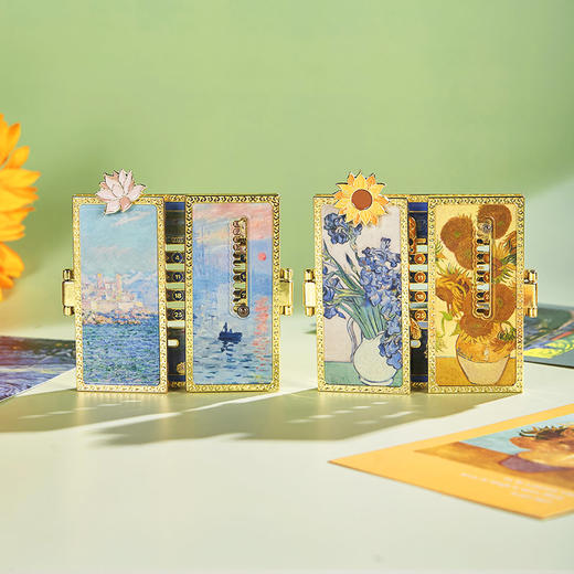 物兮物 致敬大师系列 梵高/莫奈滑动日历冰箱贴 商品图2