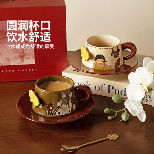 摩登主妇情侣对杯礼盒新年婚庆节庆礼物创意陶瓷杯子套装 商品图4
