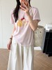 韩系星星梨立体蝴蝶结印花T恤 商品缩略图4