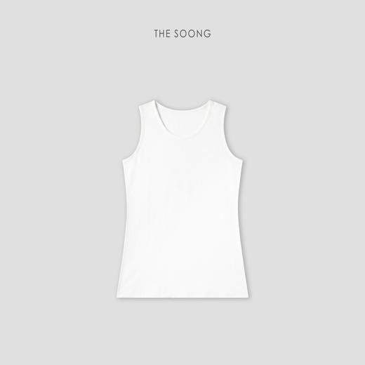 THESOONG|"双色基础款"100%纯棉亲肤显瘦百搭圆领打底上衣8592 商品图2