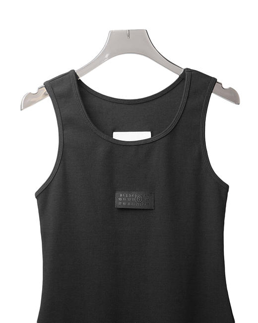 女款数字标弹力修身针织背心he016 商品图2