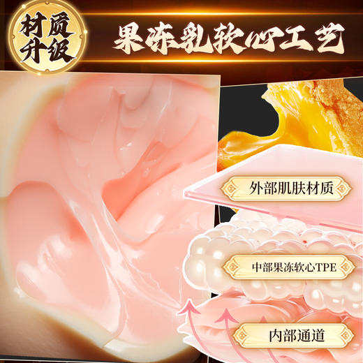 【男用器具】谜姬 江东三姐妹半身倒模一代【控价产品】 商品图3
