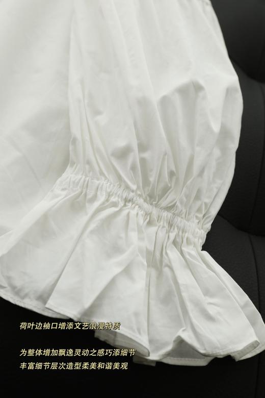 Fab*同款镂空蕾丝刺绣长袖上衣短裤套装 商品图14