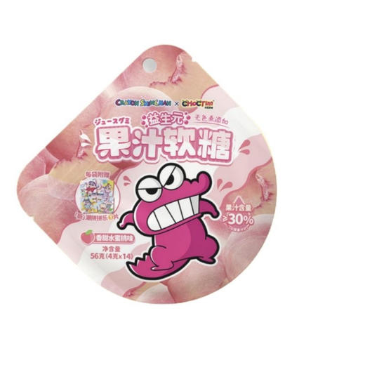 乔克蒂姆小新益生元果汁软糖香甜水蜜桃味56g/袋 商品图0