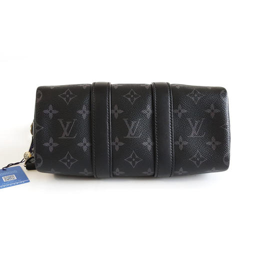 【95新】LV路易威登M46271黑武士黑老花keepall 25手提单肩包中性款100426HS31 商品图4