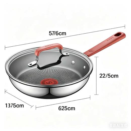 苏泊尔28cm火红点极光系列聚油煎锅SJ28CC1 商品图1
