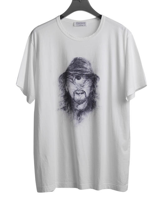 中性款宽松落肩纯棉印花短袖T恤ba 商品图0