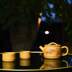 西泠印社竹报平安紫砂套组