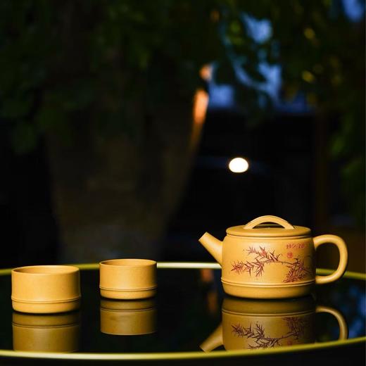 西泠印社竹报平安紫砂套组 商品图0