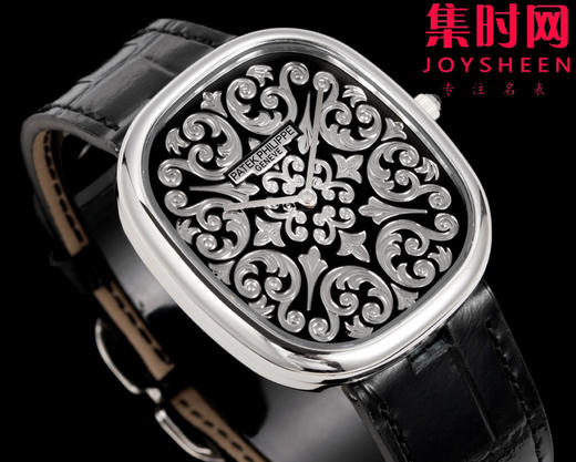 新品OMF百达翡丽 PP Golden Ellipse珍稀工艺系列5738/51G-001 雕花男士腕表 商品图2