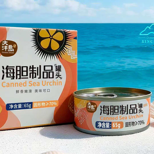 B1F【大洋岛】海胆制品罐头  规格：65g/罐（取货日期：即买即取） 商品图0