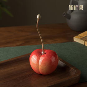 铜师傅《樱为心动》铜樱桃家居客厅装饰品摆件 节日送礼开业礼品