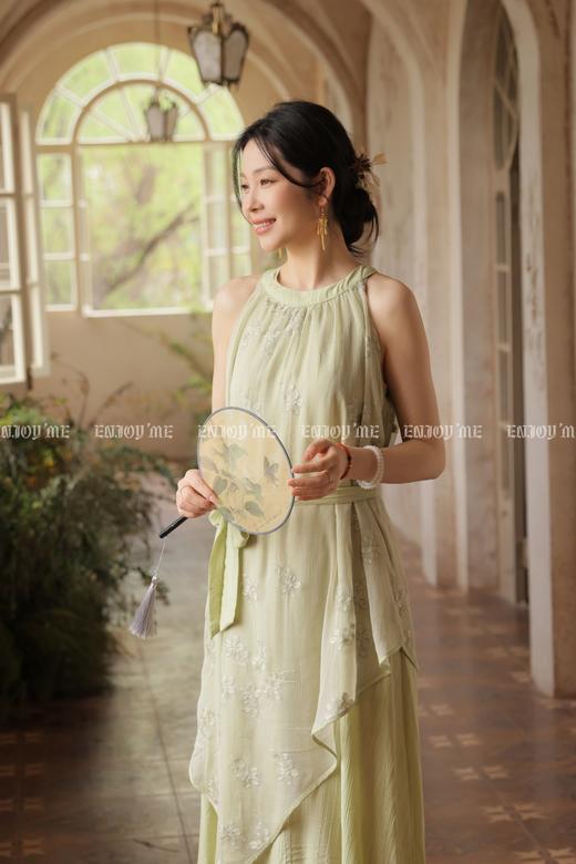 【门店同款】ENJOY夏季“游园戏梦”青梧落挂脖长裙 171143532 商品图3