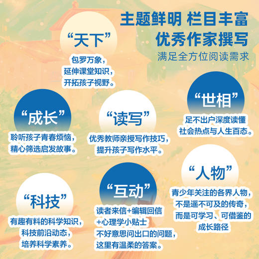 12~15岁适读 |《读者》（校园版·成长）合订本第一至六辑 初中生语文好伴侣 全彩印刷 书籍装帧 读者出版社 商品图4