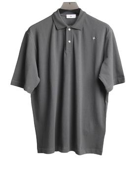 男款珠地棉刺绣短袖Polo衫hu