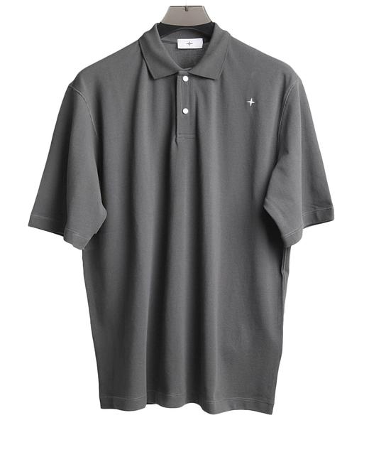 男款珠地棉刺绣短袖Polo衫hu 商品图0