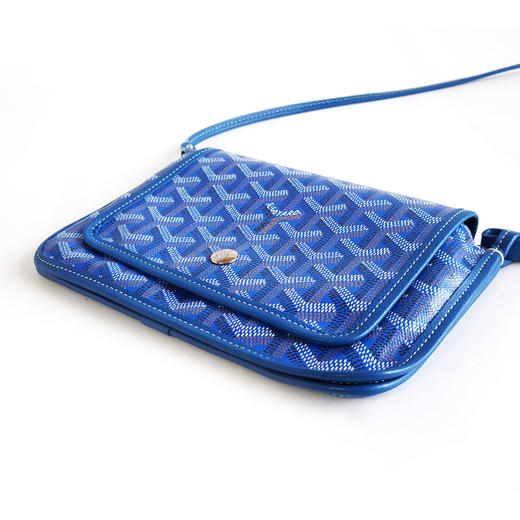 【95新】GOYARD戈雅蓝色老花Plumet信封包单肩包女士120426TJ01 商品图5